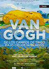 Van Gogh de los campos de trigo bajo los cielos nublados